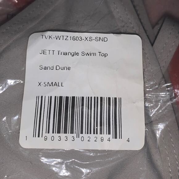TAVIK Jett‎ Triangle Swim Top. Sand Dune. XS - Picture 7 of 10